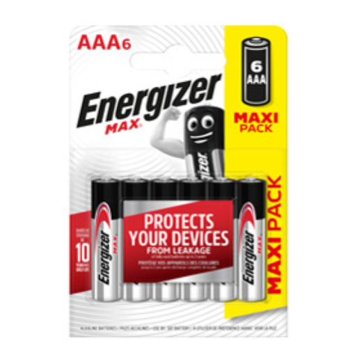 Blister 6 pile ministilo AA A - Energizer Max